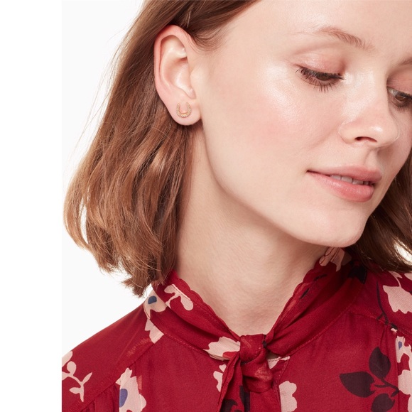 KATE SPADE • Wild Ones Horseshoe Earrings - Picture 2 of 5